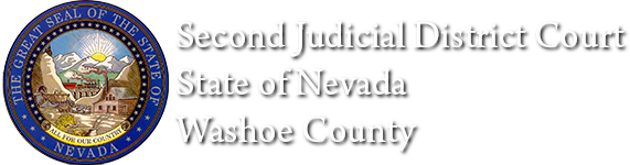 Second Judicial District Court with Nevada Seal